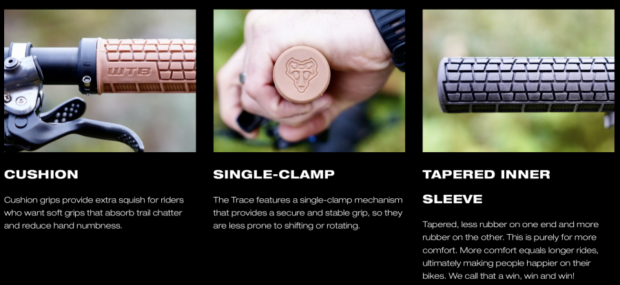 WTB Trace Single Clamp Grip - Black - D Byk Store