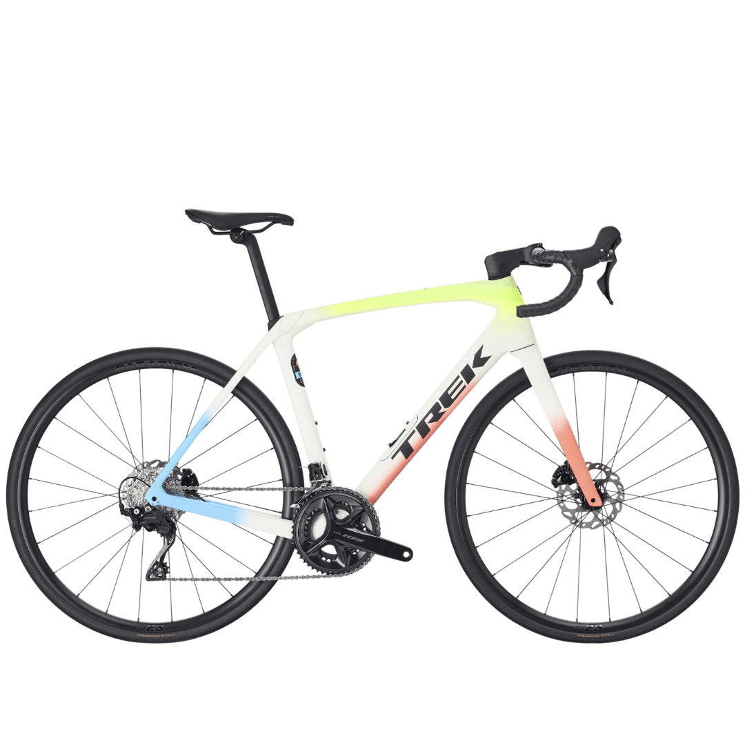 Trek Domane SL 5 Gen 4 - Era White/Glowstick/Coral Fade - D Byk Store