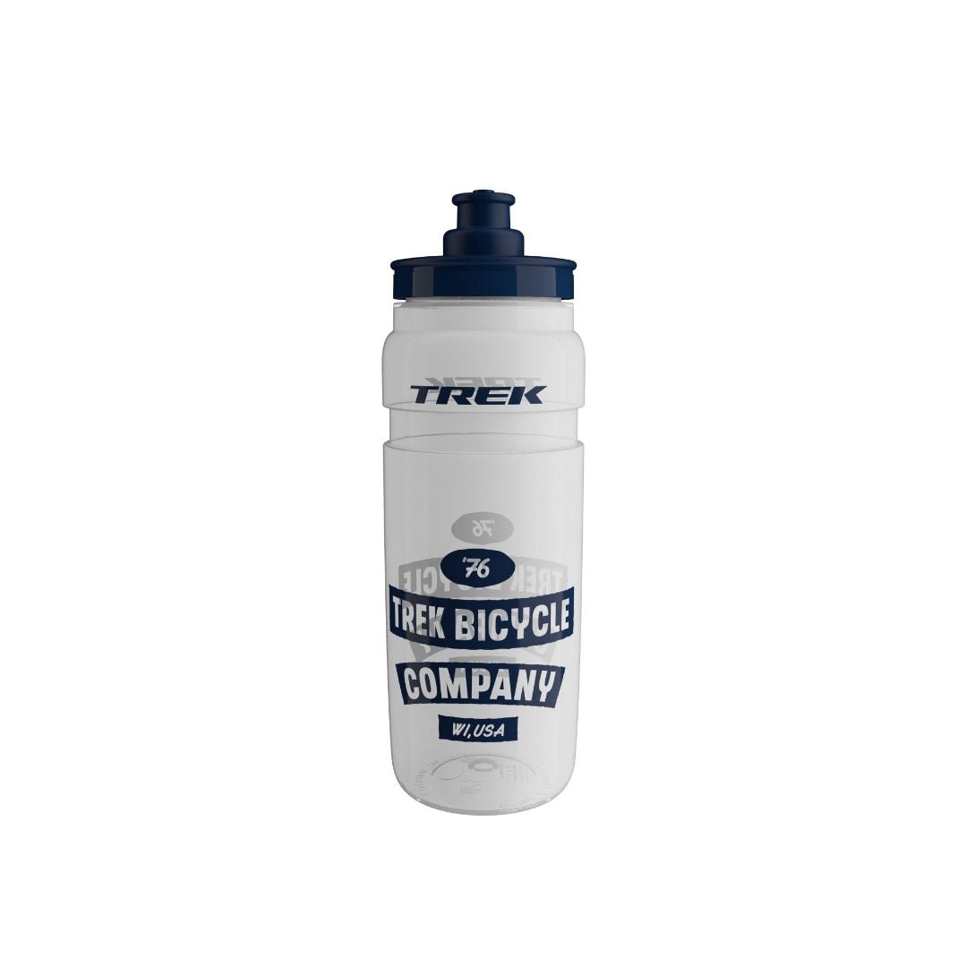 Trek Flag Water Bottle - Dark Blue/Clear - D Byk Store