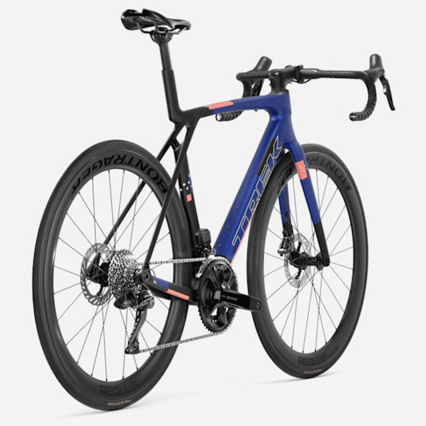 Trek Madone SL 6 Gen 8 - Matte Cobalt Blue/Trek Black/Living Coral - D Byk Store