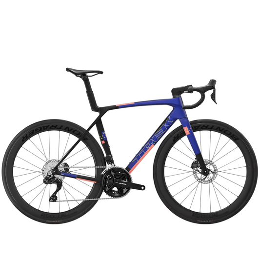 Trek Madone SL 6 Gen 8 - Matte Cobalt Blue/Trek Black/Living Coral - D Byk Store