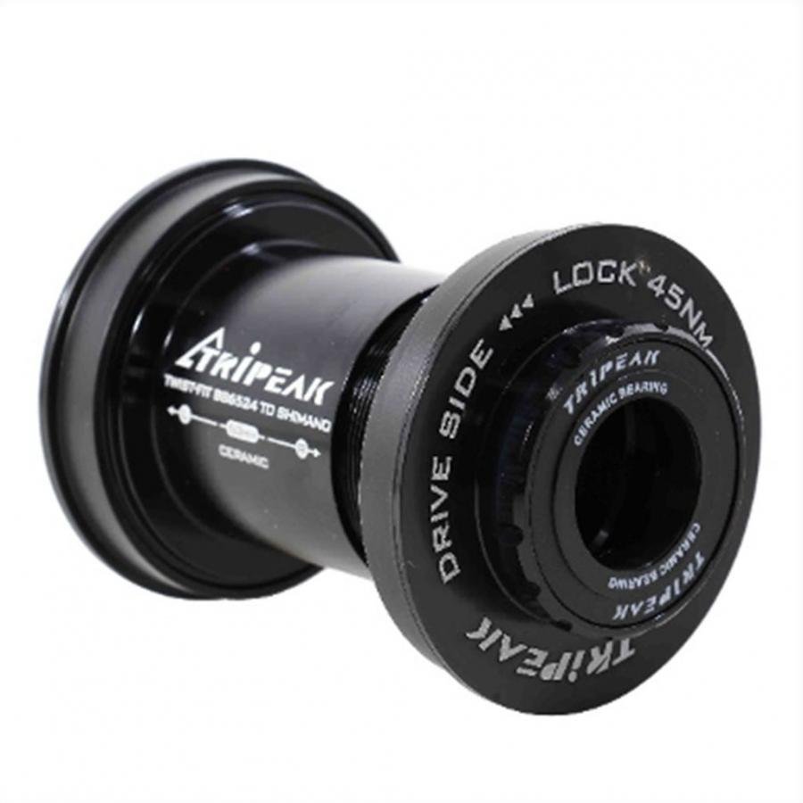 Tripeak BB65 Pressfit Bottom Bracket Ceramic Shimano (63mm Look)-Black - D Byk Store