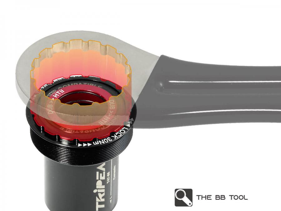 Tripeak BB65 Pressfit Bottom Bracket Ceramic Shimano (63mm Look)-Black - D Byk Store