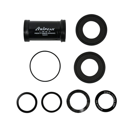 Tripeak BB86 Pressfit Bottom Bracket - Ceramic - Shimano (86 - 92mm) - Black - D Byk Store