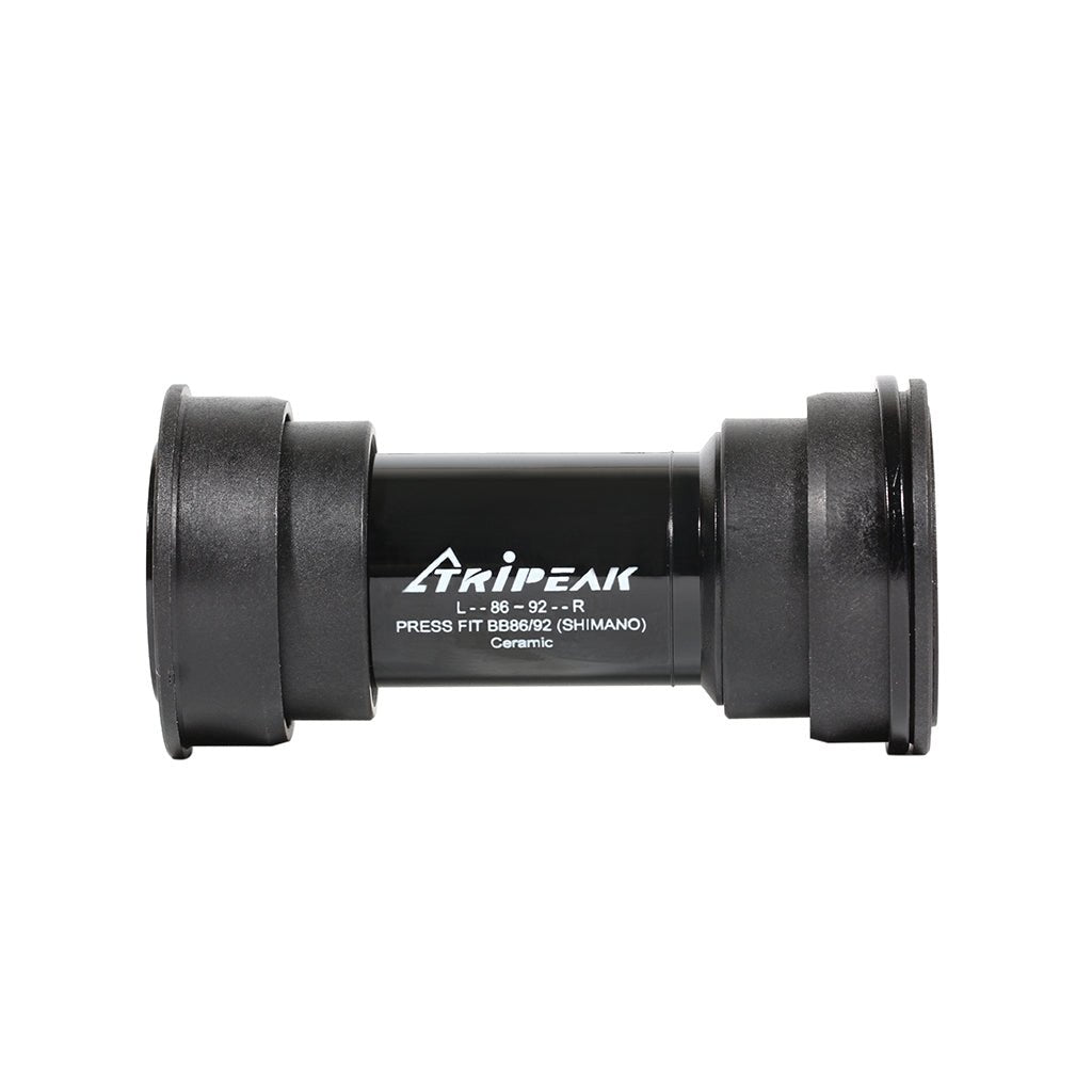Tripeak BB86 Pressfit Bottom Bracket - Ceramic - Shimano (86 - 92mm) - Black - D Byk Store