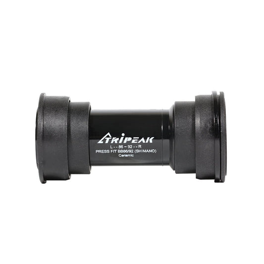 Tripeak BB86 Pressfit Bottom Bracket - Ceramic - Shimano (86 - 92mm) - Black - D Byk Store