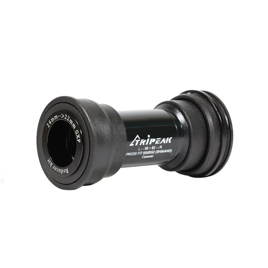 Tripeak BB86 Pressfit Bottom Bracket - Ceramic - Shimano (86 - 92mm) - Black - D Byk Store