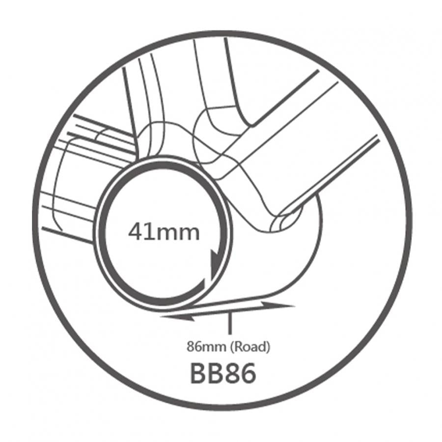 Tripeak BB86 Twist Fit Bottom Bracket Ceramic Shimano (86-92mm) - D Byk Store