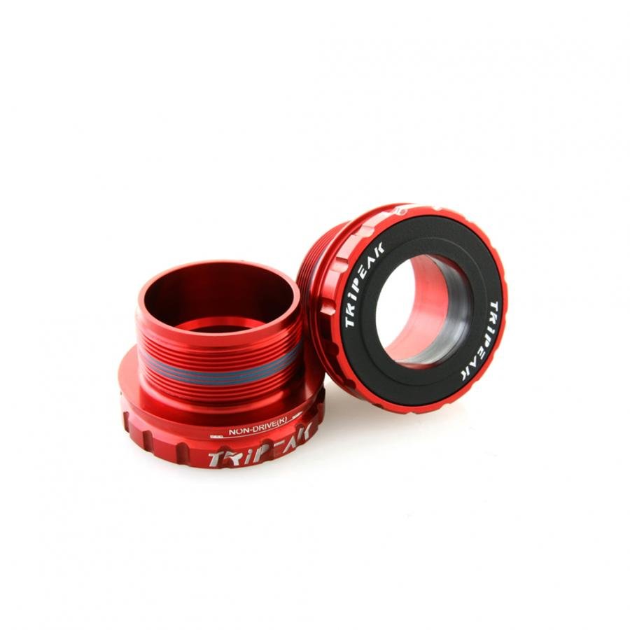 Tripeak BSA Threaded Bottom Bracket Shimano Road (68mm)-Red - D Byk Store