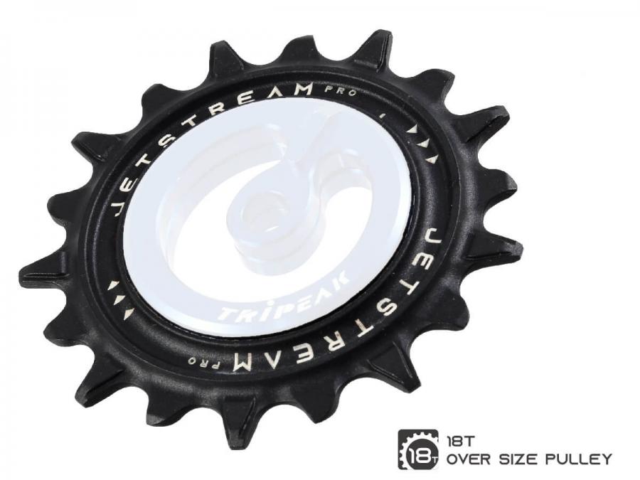 Tripeak Oversize Pulley Kit 11/18T Ceramic Bearing (Shimano GRX 2X)-Red - D Byk Store