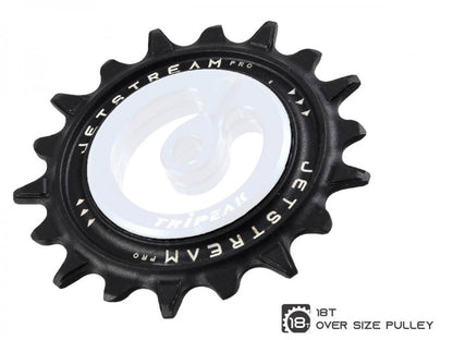 Tripeak Oversize Pulley Kit 11/18T Ceramic Bearing (Shimano GRX 2X)-Red - D Byk Store