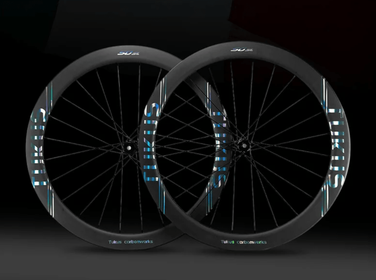 Tukuswheels VELO-C50 - Disc Brake - Shimano - Centerlock Thru-Axle - Silver - D Byk Store