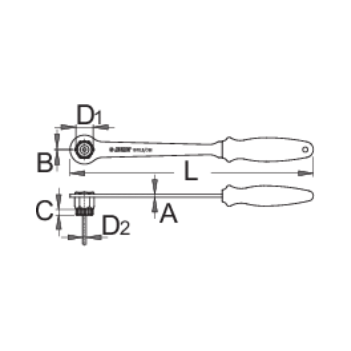 Unior 1670.8/2BI Cassette Lockring Wrench with Guide 350 - D Byk Store