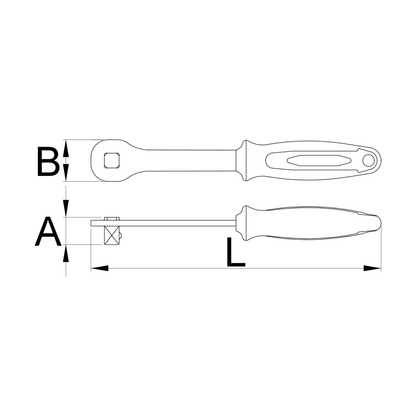 Unior 190.8/2BI Pro Socket Handle - D Byk Store