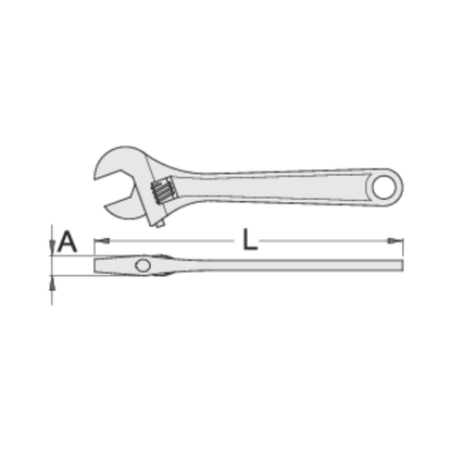 Unior 250/1 Adjustable Wrench 300mm - D Byk Store