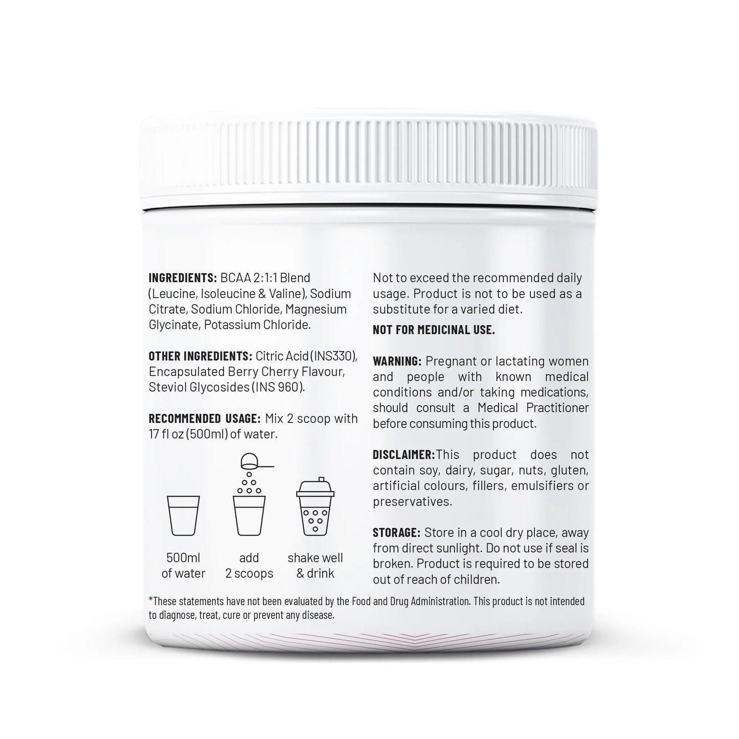 Unived BCAA + Hydration Mix - D Byk Store