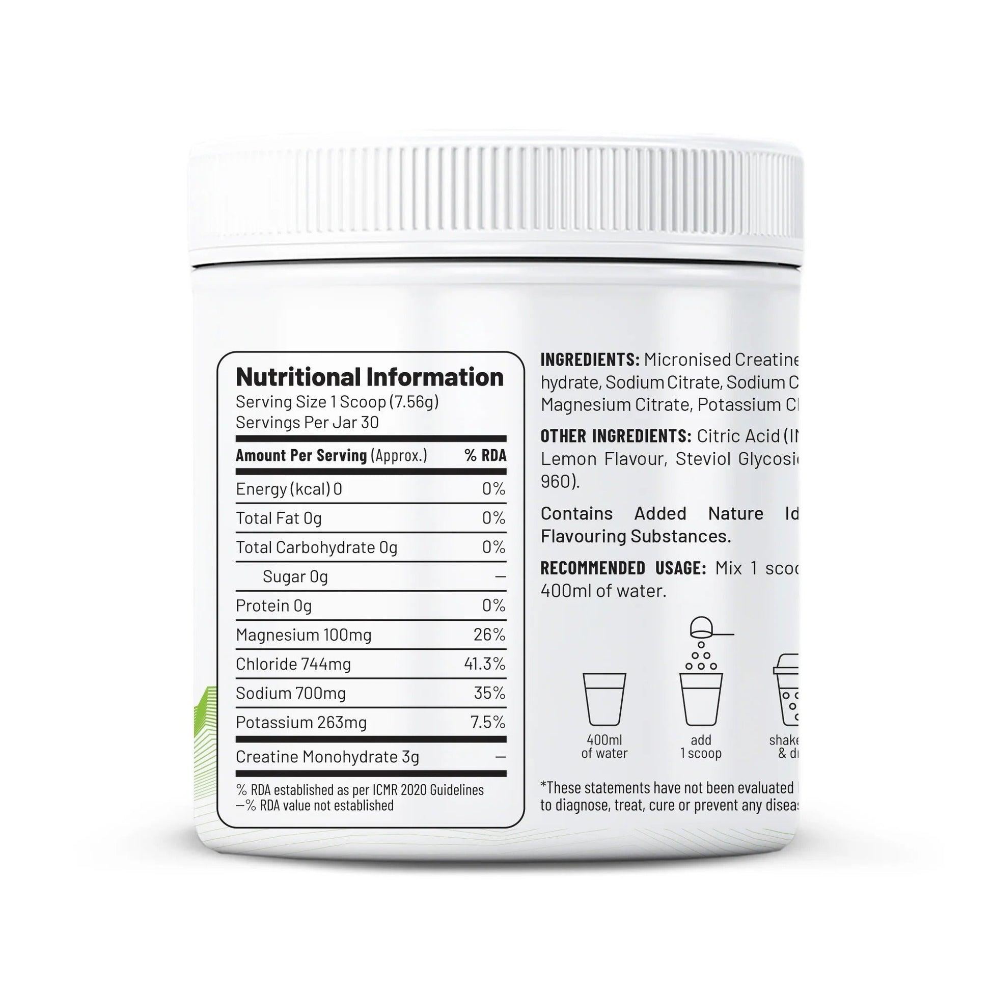 Unived Creatine + Hydration - Lemon Citrus - D Byk Store