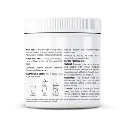 Unived Creatine + Hydration - Lemon Citrus - D Byk Store