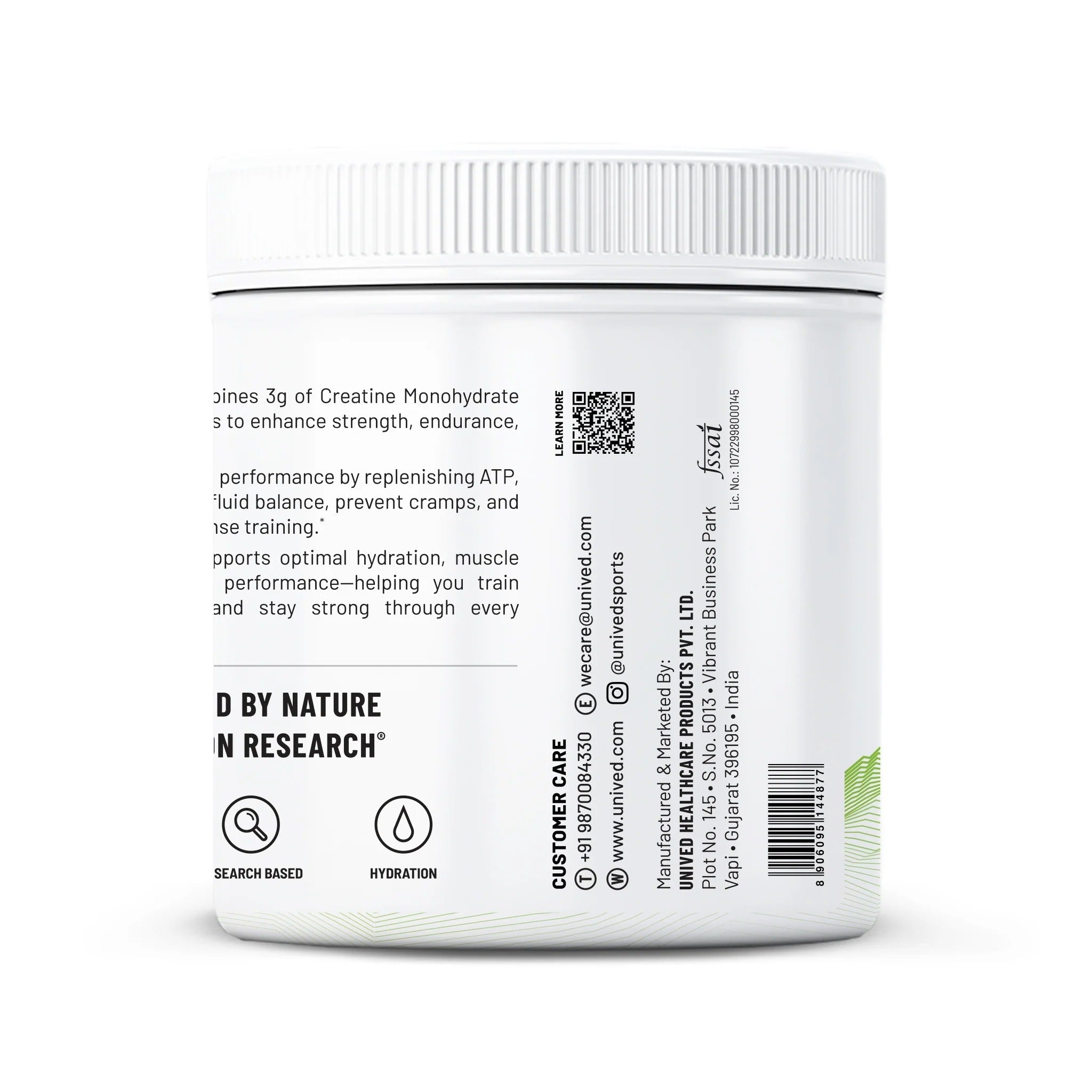 Unived Creatine + Hydration - Lemon Citrus - D Byk Store