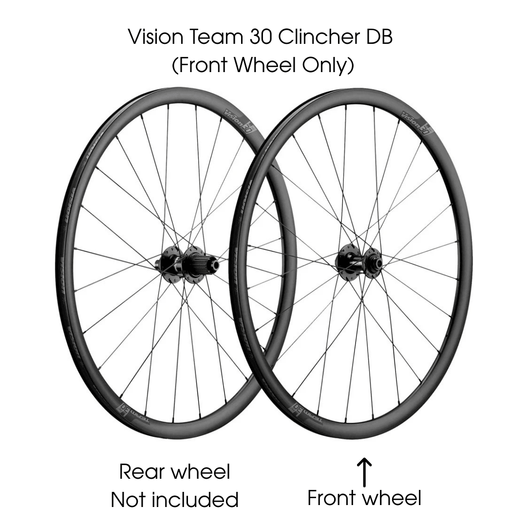 Vision Team 30 Clincher DB – Front Wheel (12×100 TA • Centerlock) - D Byk Store