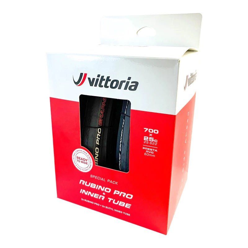 Vittoria Rubino Pro 700x25C TLR × 2本 Vittoria Rubino Pro 700c Twin Pack - Quality Bike Components – D
