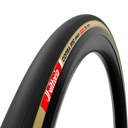 Vittoria Corsa Pro Speed G2.0 700c Tubeless Ready Folding Tire (Black/Para) - D Byk Store