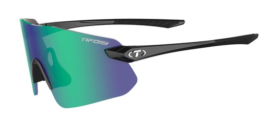Tifosi Vogel SL Sunglasses - Gloss Black / Smoke Green Mirror - D Byk Store