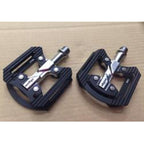 Wellgo C - 306 CNC Aluminium Flat Pedal - Black/Silver - D Byk Store