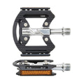 Wellgo C - 306 CNC Aluminium Flat Pedal - Black/Silver - D Byk Store