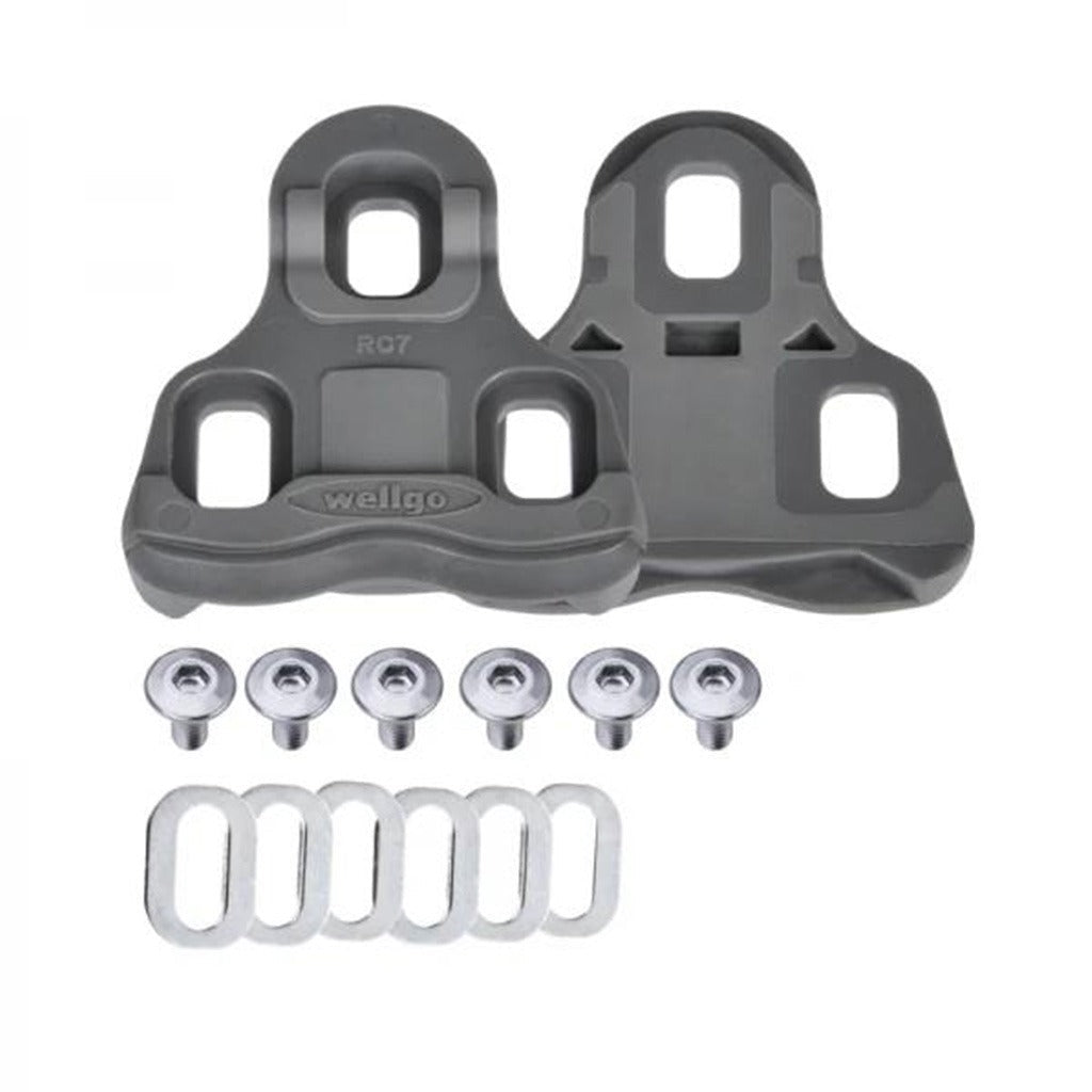 Wellgo RC - 7A Cleat For Road Pedal (KEO Compatible) (9 Deg Float) - Grey - D Byk Store