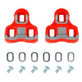 Wellgo RC - 7B Cleat For Road Pedal (KEO Compatible) - Red/Grey - D Byk Store