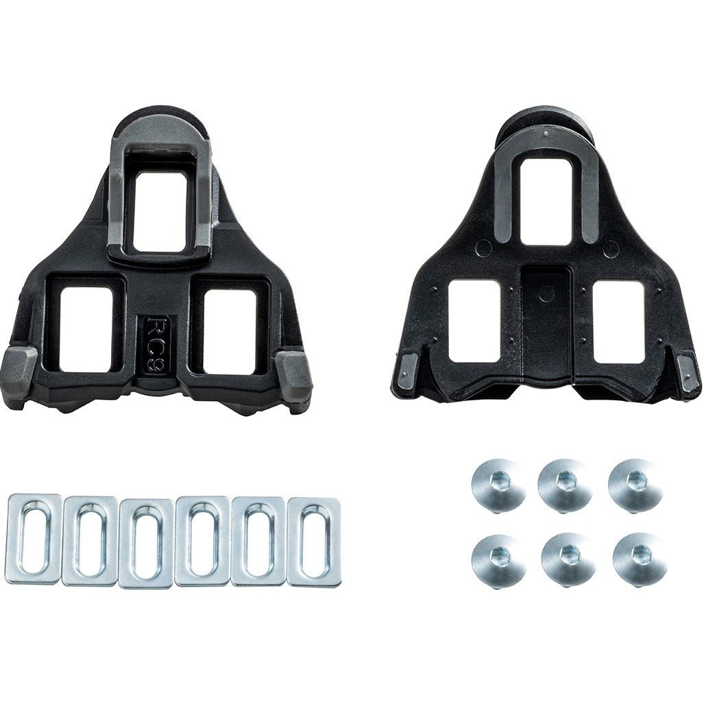 Wellgo RC - 9D Cleat For Road Pedal (Shimano SPD - SL) (0 Deg Float) - Black - D Byk Store