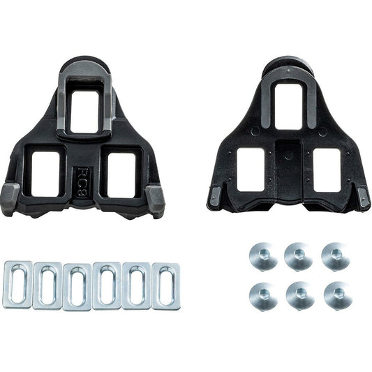 Wellgo RC - 9D Cleat For Road Pedal (Shimano SPD - SL) (0 Deg Float) - Black - D Byk Store
