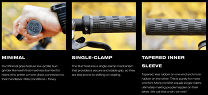 WTB Burr Single Clamp Grip - Tan - D Byk Store