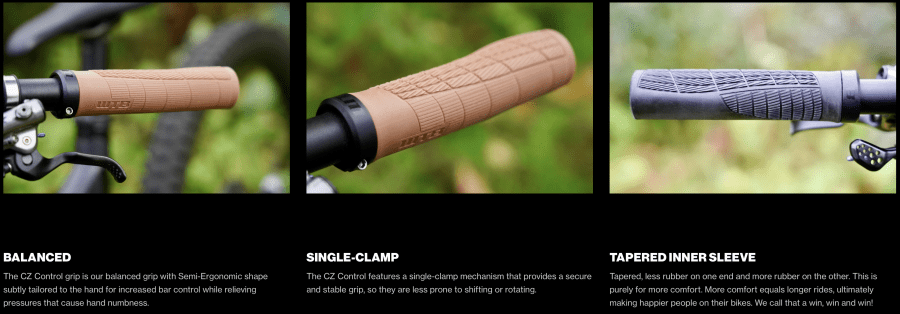 WTB CZ Control Single Clamp Grip - Tan - D Byk Store