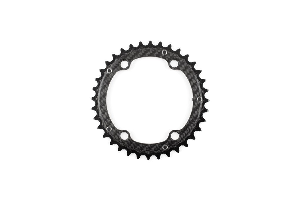 Carbon-Ti X-CarboRing 52/36T Road Chainring Set - 36T inner - D Byk Store