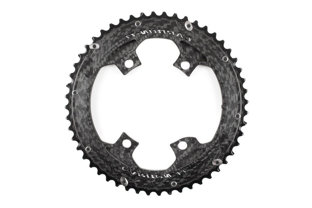 Carbon-Ti X-CarboRing 52/36T Road Chainring Set - 52T outer - D Byk Store