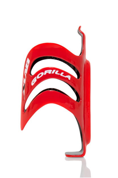 Xlab Gorilla Carbon Bottle Cage (Red with 3K Black Interior) - D Byk Store