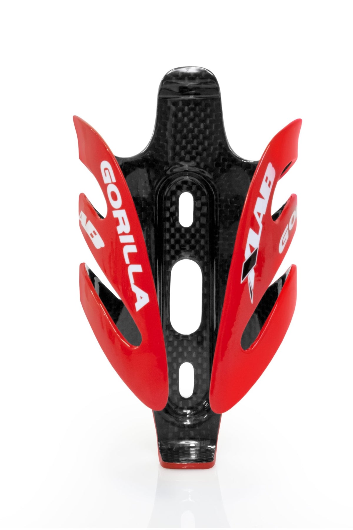 Xlab Gorilla Carbon Bottle Cage (Red with 3K Black Interior) - D Byk Store