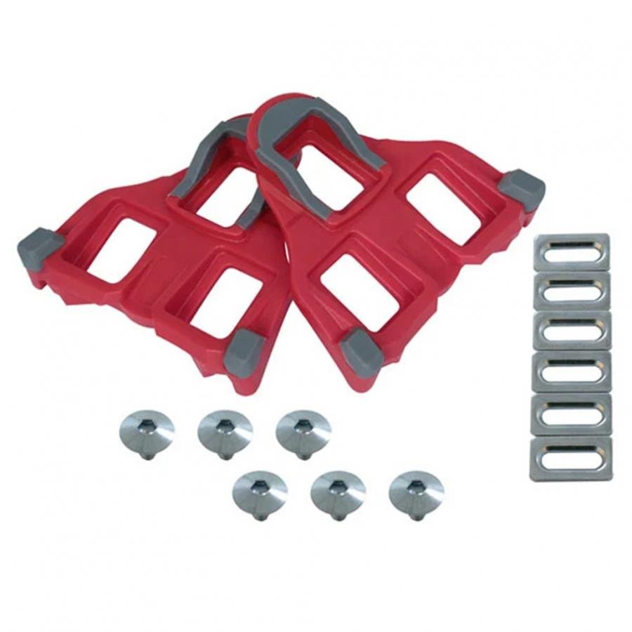 Xpedo Sonic 9 Cleat for Road Pedal (Shimano SPD-SL Compatible) (4 Deg Float) - Red - D Byk Store
