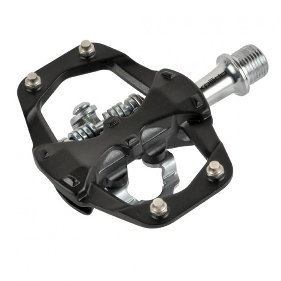 Xpedo TRVS Duo Clipless Pedal (One Side SPD) - Black - D Byk Store