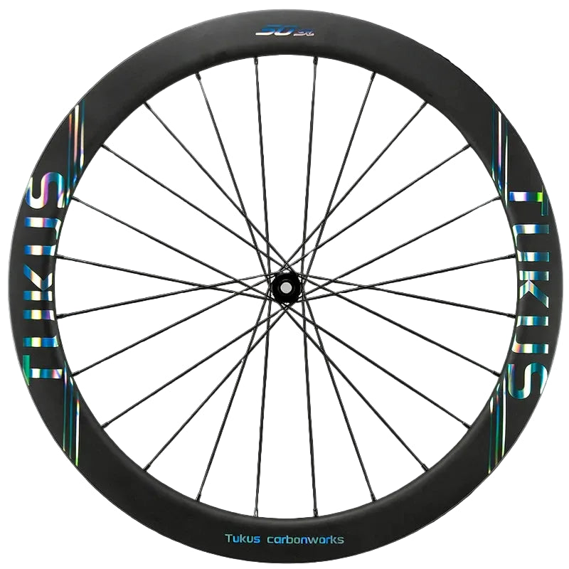 Tukuswheels VELO-C50 - Disc Brake - Shimano - Centerlock Thru-Axle - Silver